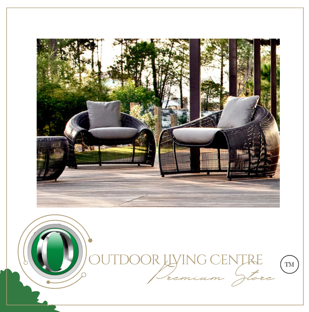 Luxury Plus Furniture - Nordic Rattan Designer Chairs + Coffee Table - Mix & Match (Balcony, Patio, Courtyard)