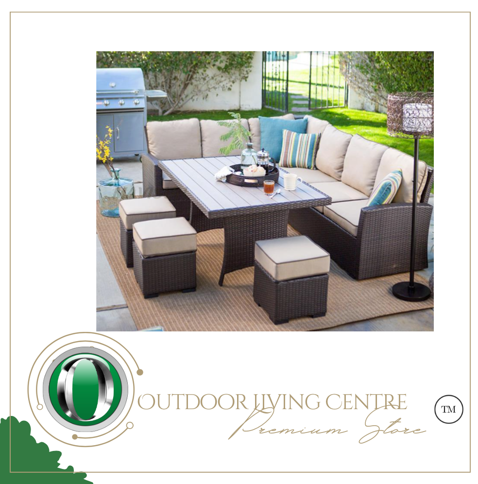 Luxury Plus Furniture - Nordic Rattan Designer Outdoor 6 Piece Set - Mix & Match (Balcony, Patio, Courtyard)