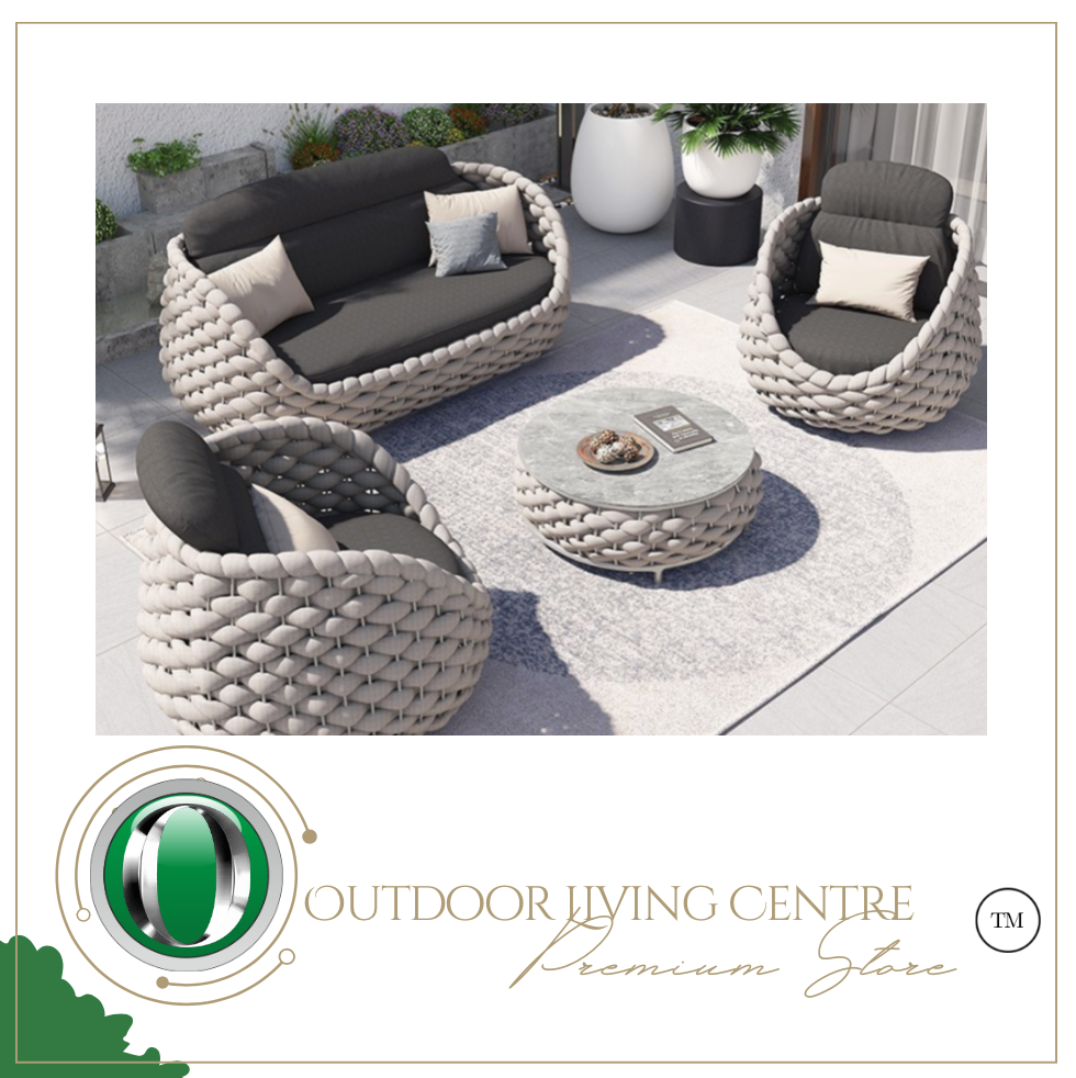 Luxury Plus Furniture - Nordic Rattan Set 4 Piece Set - Mix & Match (Balcony, Patio, Courtyard)