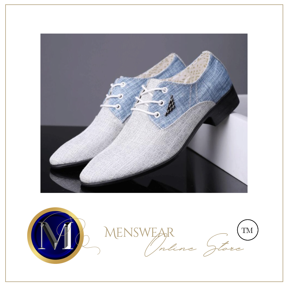 Mens Luxury Classic Canvas Shoes Men Formal Shoes - Many Colours