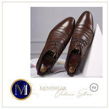 Load image into Gallery viewer, British Slip On Split Leather Pointed Toe Shoes Business Wedding Formal Shoes - Many Colours &amp; Sizes
