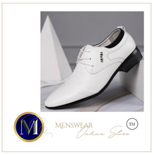 Load image into Gallery viewer, British Slip On Split Leather Pointed Toe Shoes Business Wedding Formal Shoes - Many Colours &amp; Sizes
