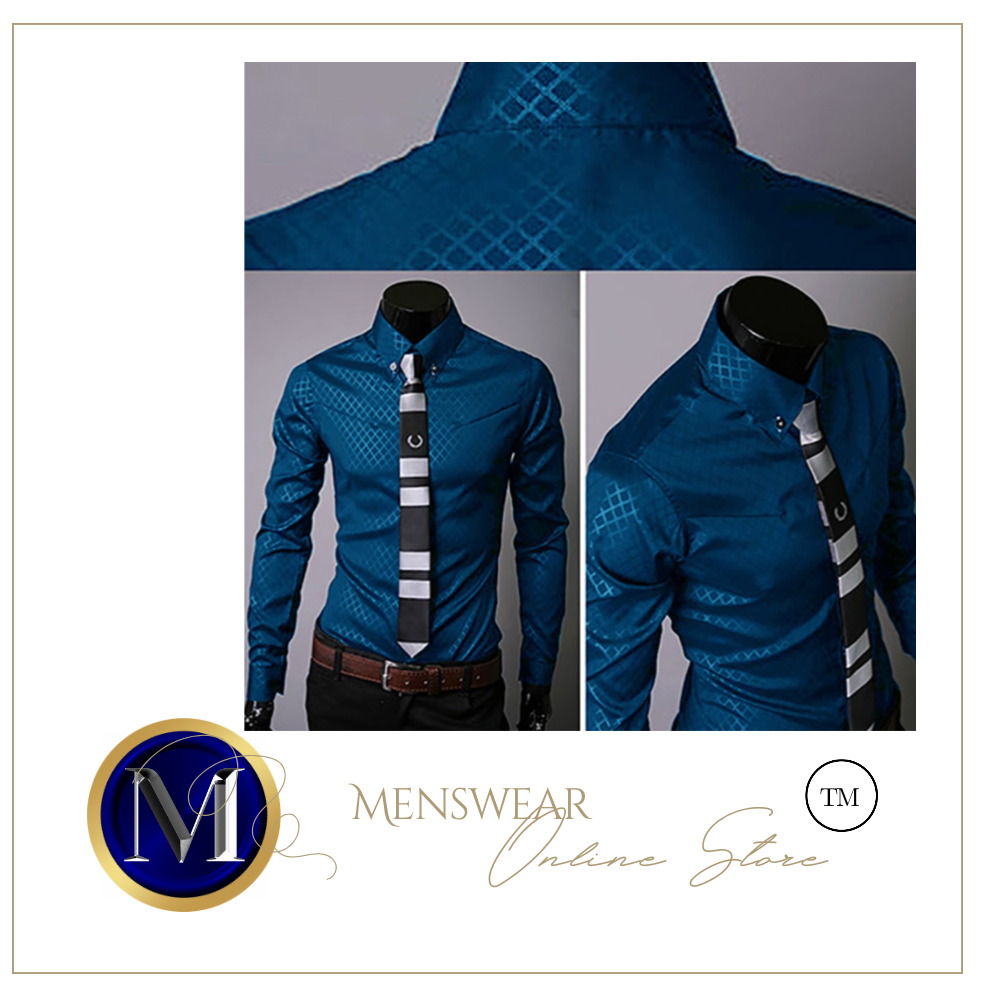 Men's Royal Apparel - Luxury Business Shirt Slim Long Sleeve - Many Colours & Sizes