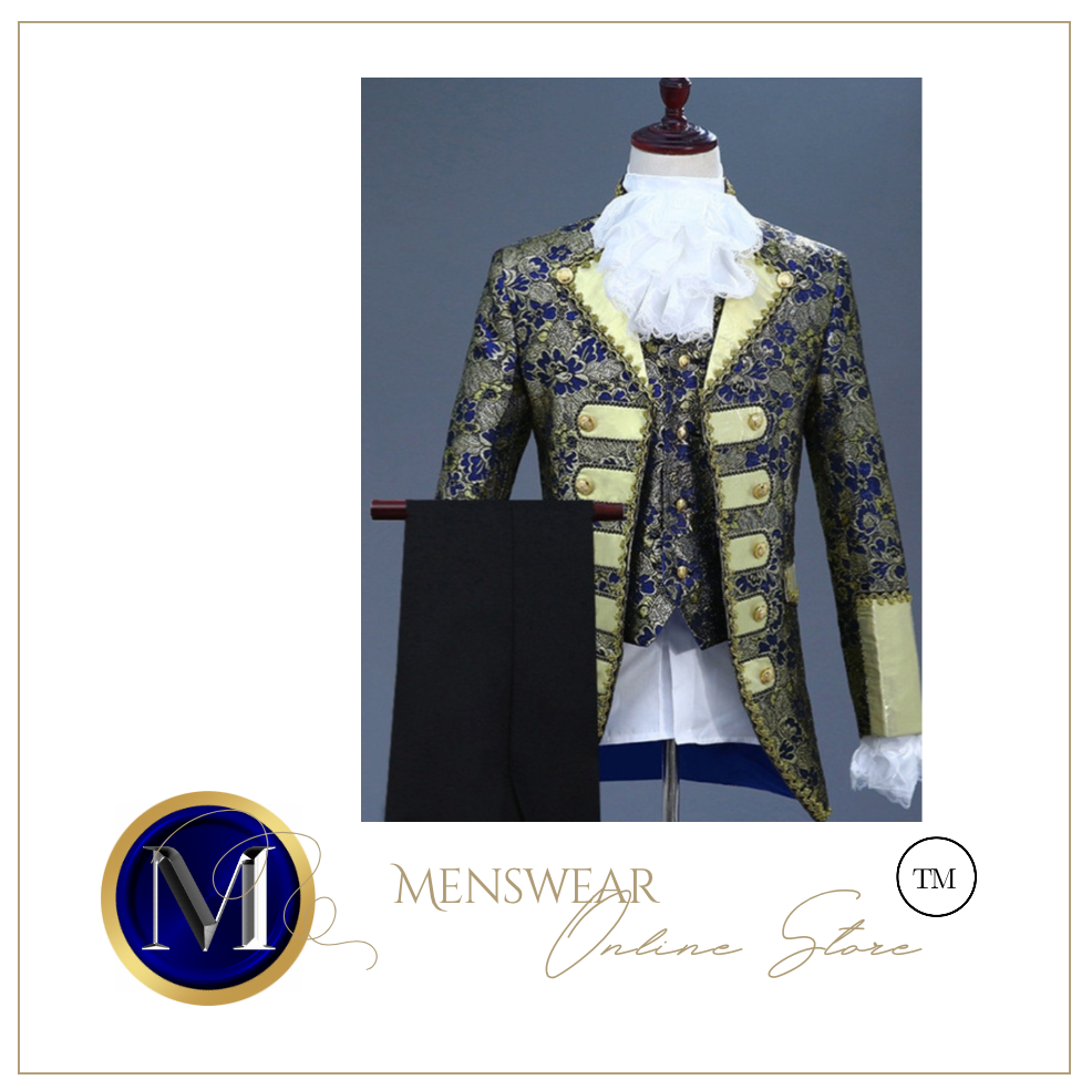 Men's Royal Apparel - 18th Century Medieval Ball Victorian Set