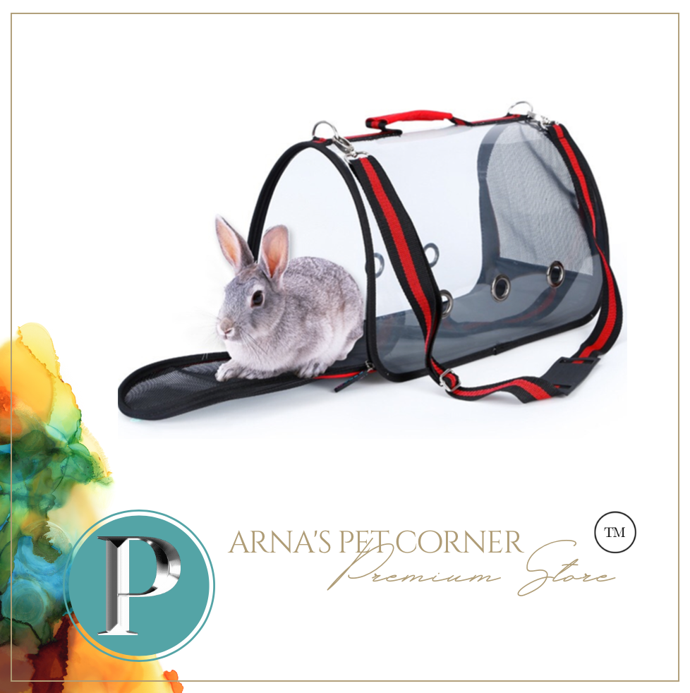 Transport Carrier - Canary, Lovebird, Budgie, Finch, Rabbit, Rat, Mouse Carry Cage + Perch (Large)