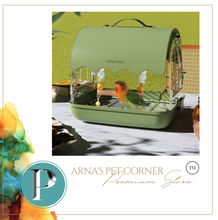 Load image into Gallery viewer, Designer Acrylic Carrier Canary, Lovebird, Budgie, Finch Carry Cage
