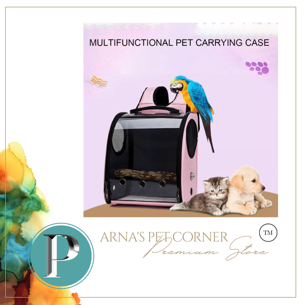Backpack Carrier - Canary, Lovebird, Budgie, Finch, Rabbit, Rat, Mouse Carry Cage