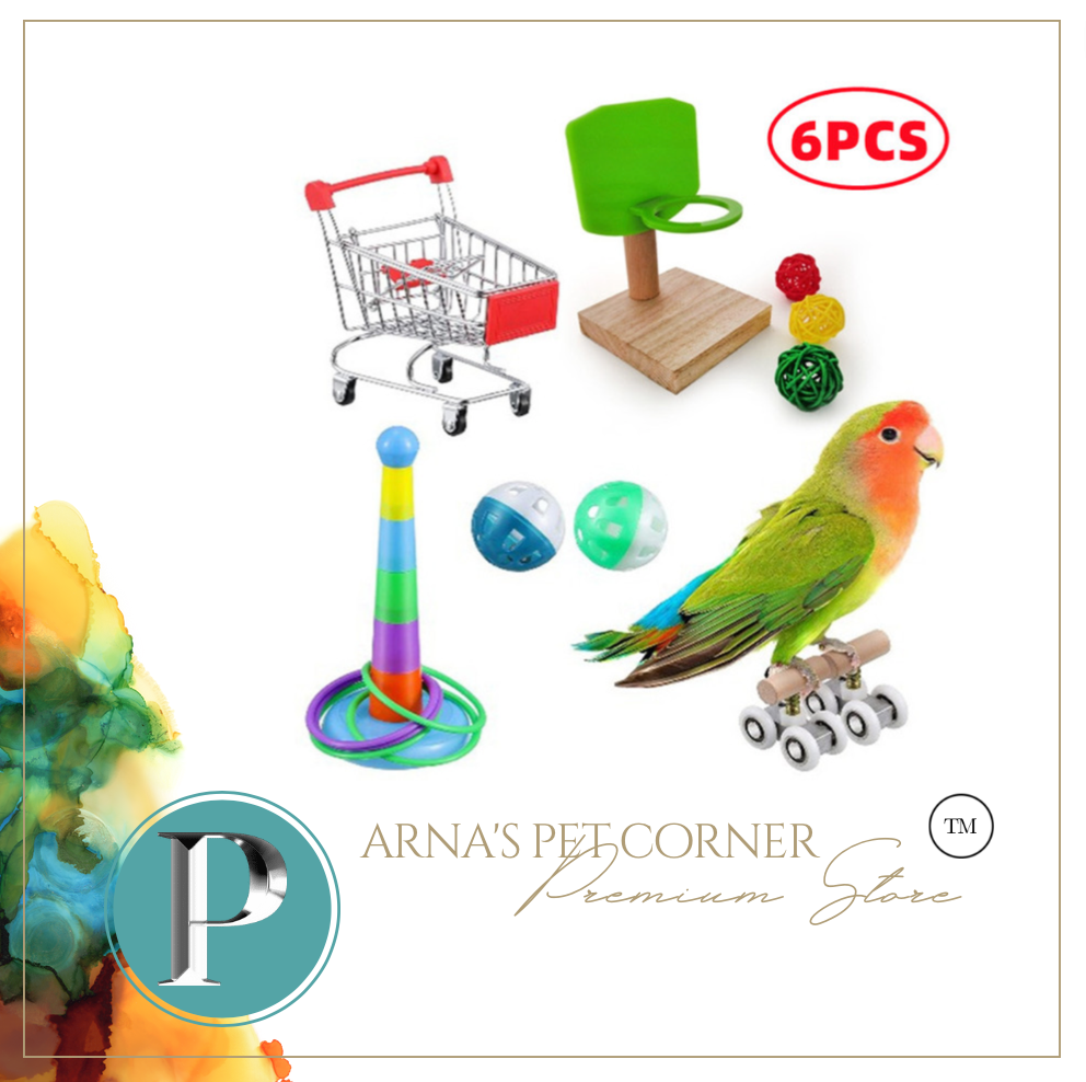 Birds Toys 6 Pieces Interactive Play