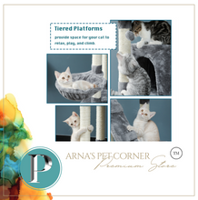 Load image into Gallery viewer, Deluxe Cat Tree - Climbing Frame, Scratch Board Toy
