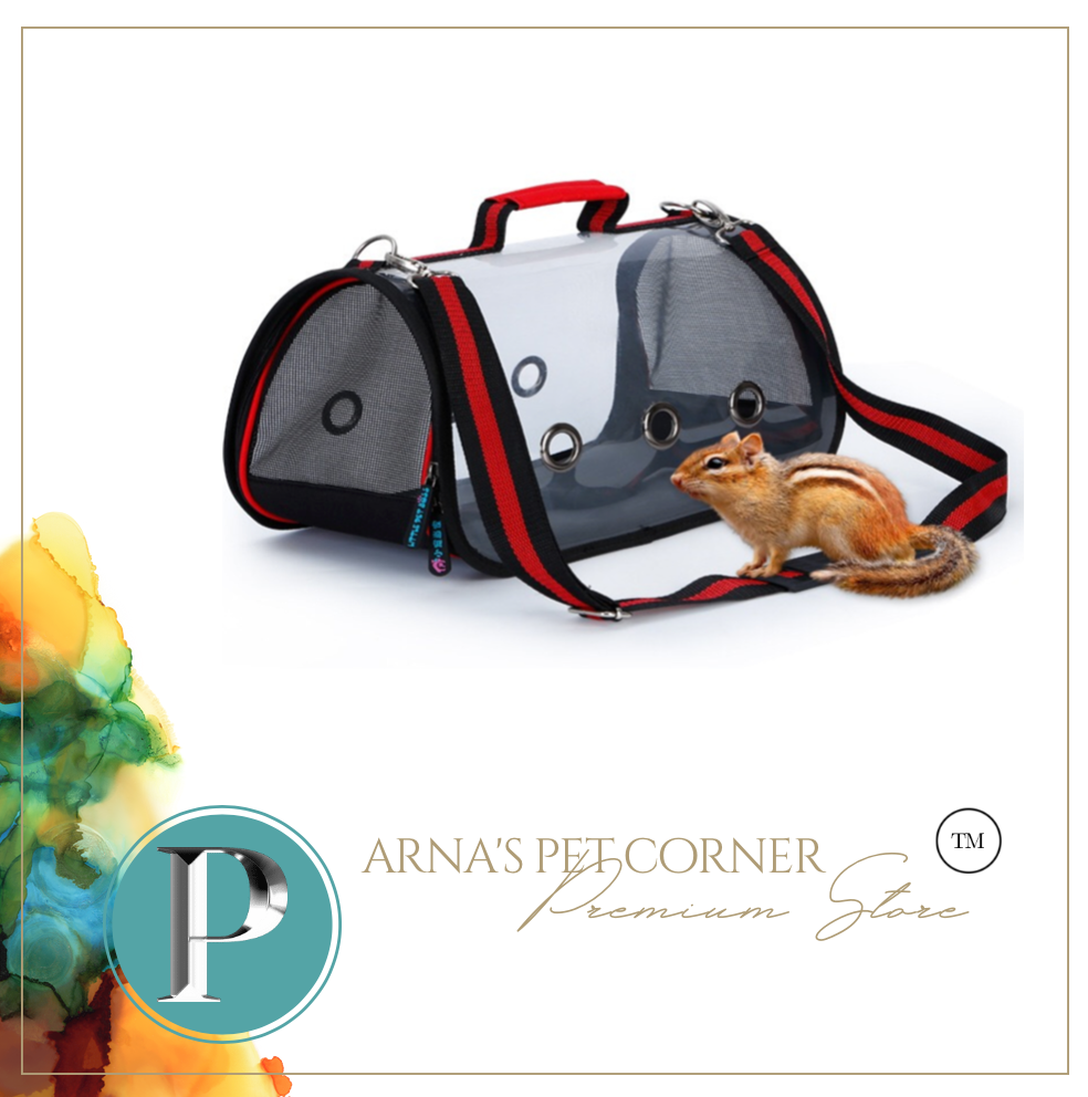 Transport Carrier - Canary, Lovebird, Budgie, Finch, Rabbit, Rat, Mouse Carry Cage + Perch (Medium)