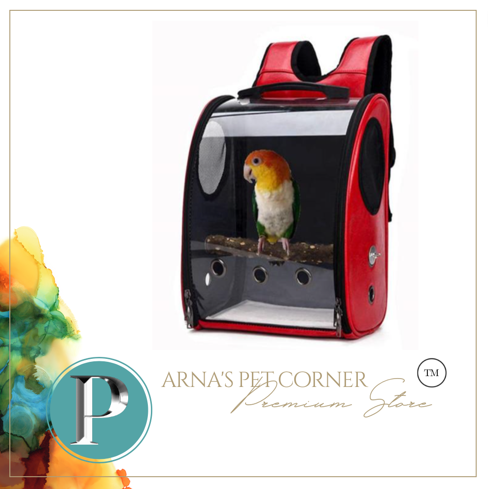 Backpack Carrier - Canary, Lovebird, Budgie, Finch, Rabbit, Rat, Mouse Carry Cage