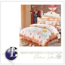 Load image into Gallery viewer, &quot;Arna Lisa&quot; Royal Collection - New Cotton Royal Luxury Bedding - Queen/King - 6 Piece
