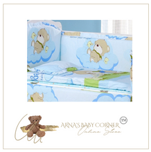 Load image into Gallery viewer, &quot;Arna Collection&quot; Bumper Set for Cot - Including Mattress - 6 pieces
