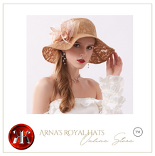 Load image into Gallery viewer, &quot;Arna&quot; Collection - Luxury Hats - Amazing Detail Lace - Classy &amp; Stylish - Many Colours

