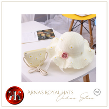 Load image into Gallery viewer, &quot;Arna&quot; Collection - Girls Hat - Many Colours - 2-8 years - 2 piece set
