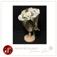 Load image into Gallery viewer, &quot;Arna&quot; Collection - Luxury Hats - Absolute Stunning Hat Ribbon/Lace/Flower- Many Colours
