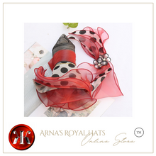 Load image into Gallery viewer, &quot;Arna&quot; Collection - Luxury Hats - Sheer Elegance Flower Organza Hat

