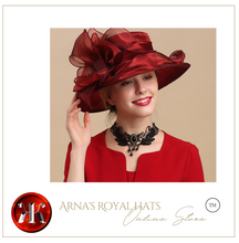 Load image into Gallery viewer, &quot;Arna Collection&quot; Luxury Hats - Stylish Modern Sheer Elegance
