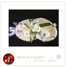 Load image into Gallery viewer, &quot;Arna&quot; Collection - Luxury Hats - Absolute Stunning Hat Ribbon/Lace/Flower- Many Colours
