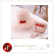 Load image into Gallery viewer, &quot;Arna&quot; Collection - Girls Hat - Many Colours - 2 Pieces Set - 2-8years
