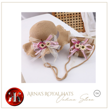 Load image into Gallery viewer, &quot;Arna&quot; Collection - Girls Hat - Many Colours - 2 Pieces Set - 2-8years
