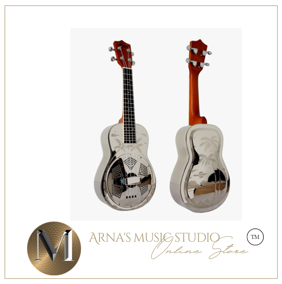High Quality Copper Body Concert Resonator (Resophonic ) Ukulele