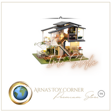 Load image into Gallery viewer, Architecture Series Building Blocks - French Boutique Big Doll House Furniture Miniature Building Kits DIY Dollhouse Kit Villa

