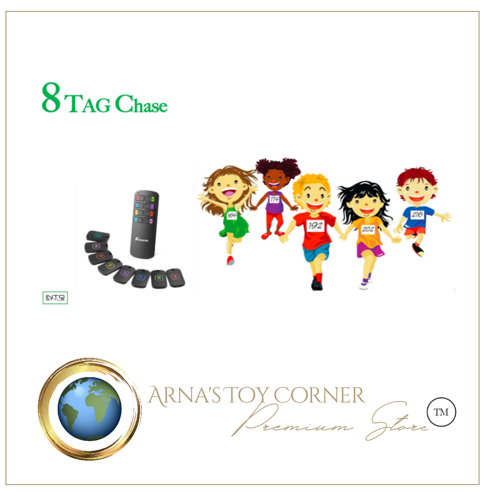 8 TAG Chase - Sports Interactive Wireless Game - Warm Up (Coaches/Teachers Tool)