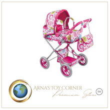 Load image into Gallery viewer, Arna Lisa Collection - Girls Doll Pram/Stroller - Many Styles
