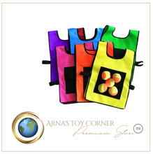 Load image into Gallery viewer, 4 Outdoor Sports Game Vests and Balls - Many Colours
