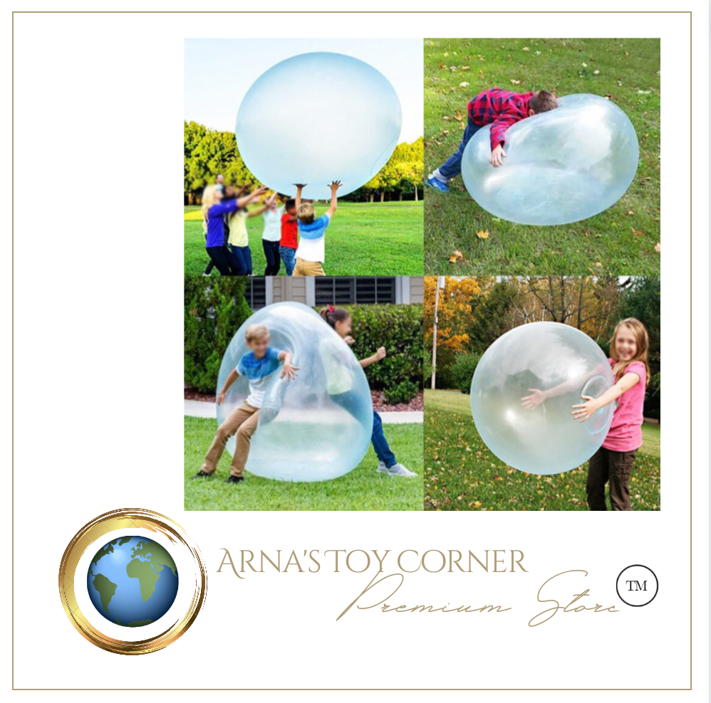 Outdoor Soft Air Water Filled Bubble Ball - Party Game 80cm x4 Colours