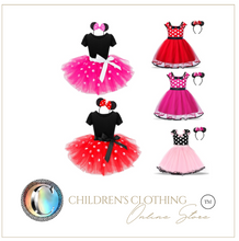 Load image into Gallery viewer, &quot;Arna&quot; Royal Gown Collection - Polka Dot Toddler Dress Halloween Costume Baby Girl Christmas Party Dress
