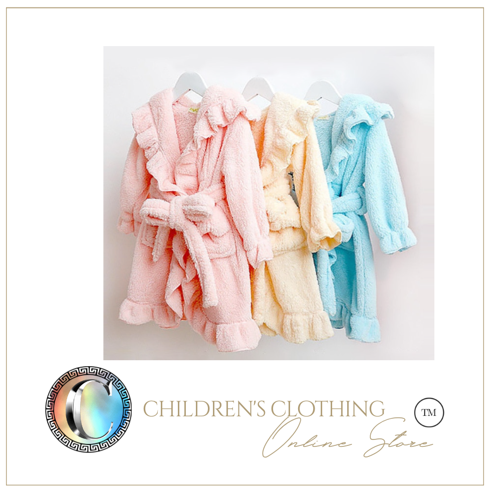 Arna Royal Gown Collection - Luxury Girls Robe/Dressing Gown 100% Cotton/Flannel - Many Sizes