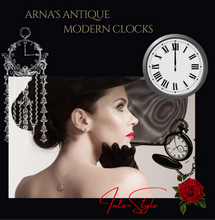 Load image into Gallery viewer, &quot;Arna Royal Victorian Collection&quot;  Vintage Unique High Quality Copper Table Clock
