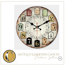 Load image into Gallery viewer, Deluxe &quot;Arna Royal Clock Collection&quot;  Rustic Retro Wall Clock
