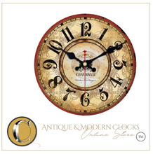Load image into Gallery viewer, Deluxe &quot;Arna Royal Clock Collection&quot;  Rustic Retro Wall Clock

