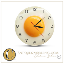 Load image into Gallery viewer, Deluxe &quot;Arna Royal Clock Collection&quot;  Fried Egg Kitchen Wall Clock
