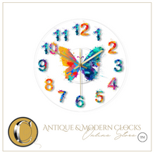 Load image into Gallery viewer, Deluxe &quot;Arna Royal Clock Collection&quot; Watercolour Painted Wall Clock
