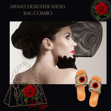 Load image into Gallery viewer, Limited Edition - Luxury Lace Shoe Set - Many Styles/Colours &amp; Sizes (Shoe + Clutch) Wedding
