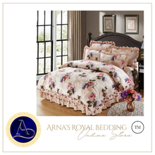 Load image into Gallery viewer, &quot;Arna Lisa&quot; Royal Collection - New Cotton Royal Luxury Bedding - Queen/King - 6 Piece
