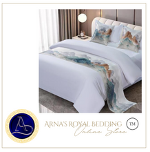 Load image into Gallery viewer, &quot;Arna Royal LUXURY Collection&quot; Hotel Quality Bed Runner/Scarf &amp; 2 Cushion Covers - Many Colours
