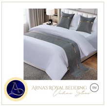 Load image into Gallery viewer, &quot;Arna Royal LUXURY Collection&quot; Hotel Quality Bed Runner/Scarf &amp; 2 Cushion Covers - Many Colours
