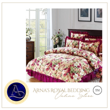 Load image into Gallery viewer, &quot;Arna Lisa&quot; Royal Collection - New Cotton Royal Luxury Bedding - Queen/King - 6 Piece
