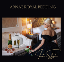 Load image into Gallery viewer, &quot;Arna Lisa&quot; Royal Collection - New Jacquard Satin Royal Luxury Bedding - Queen- 6 Piece
