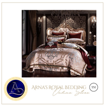 Load image into Gallery viewer, &quot;Arna Lisa&quot; Royal Collection - New Royal Luxury Bedding - Queen - 10 Piece

