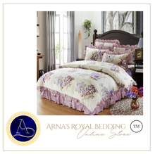 Load image into Gallery viewer, &quot;Arna Lisa&quot; Royal Collection - New Cotton Royal Luxury Bedding - Queen/King - 6 Piece
