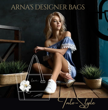 Load image into Gallery viewer, Designer Material &amp; Leather 2 Piece Rolling Luggage Set - Many Sizes
