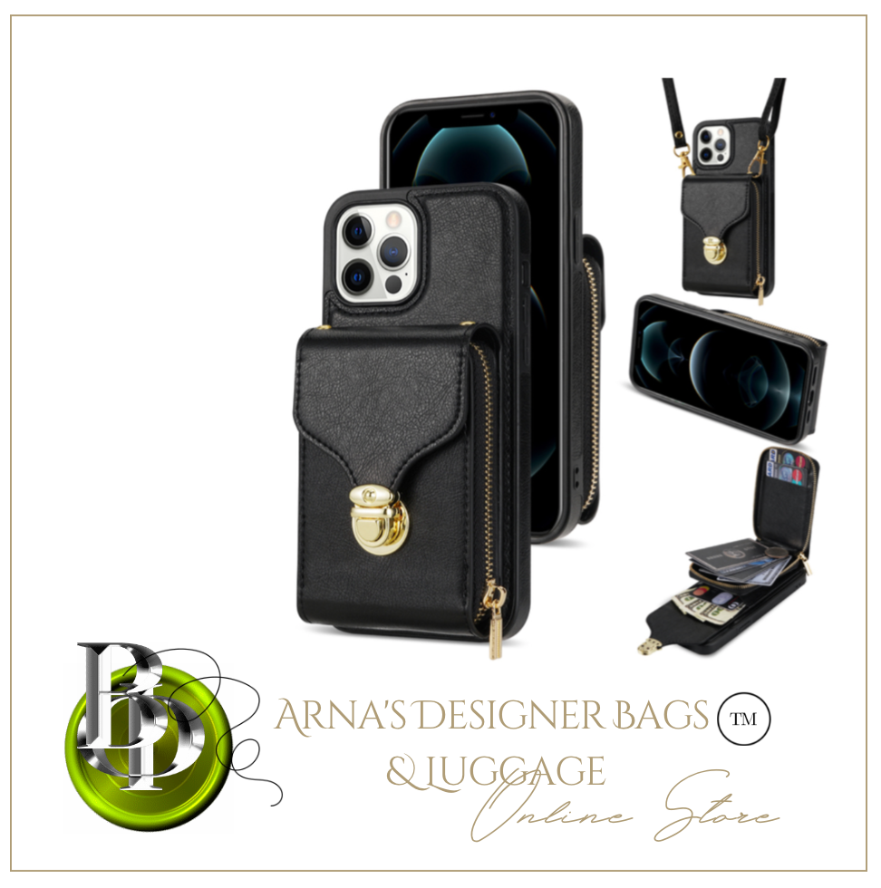 Zipper Purse/Wallet Cards Lanyard Case For iPhone 14 13 12 11 Pro X XS Max XR 8 7 Plus SE 2022 Crossbody