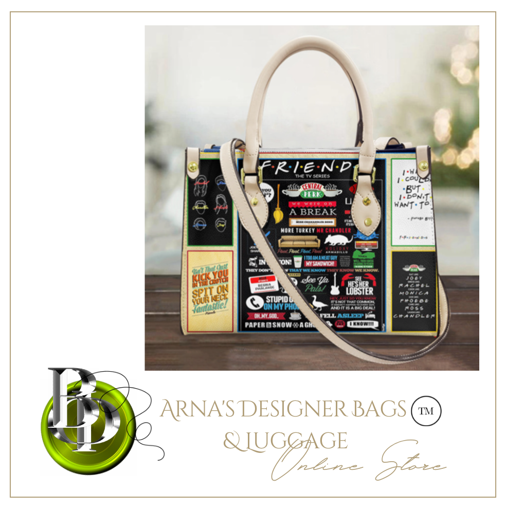 Women's Leather Messenger Bag - Friends Edition