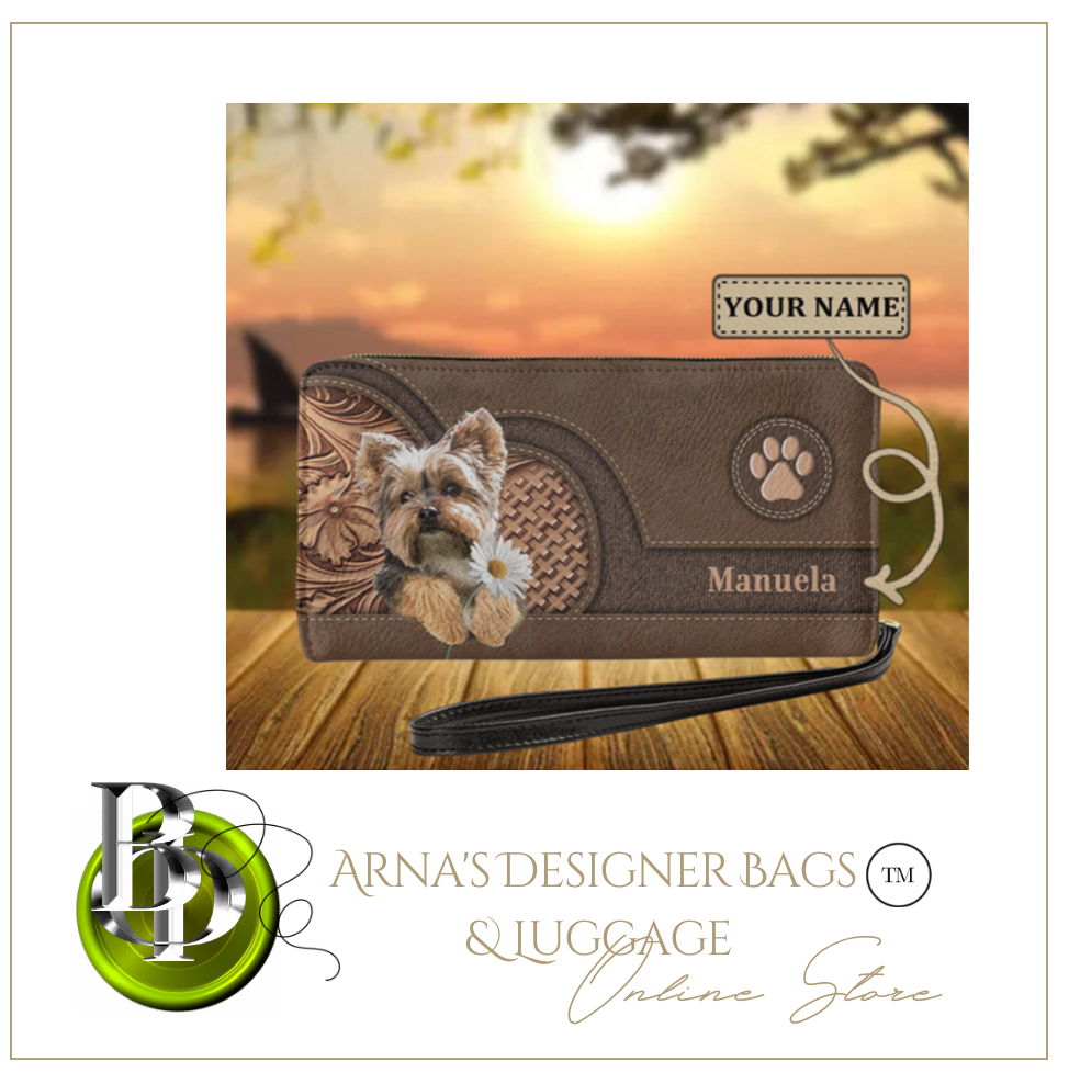 Leather Customised Clutch/Purse